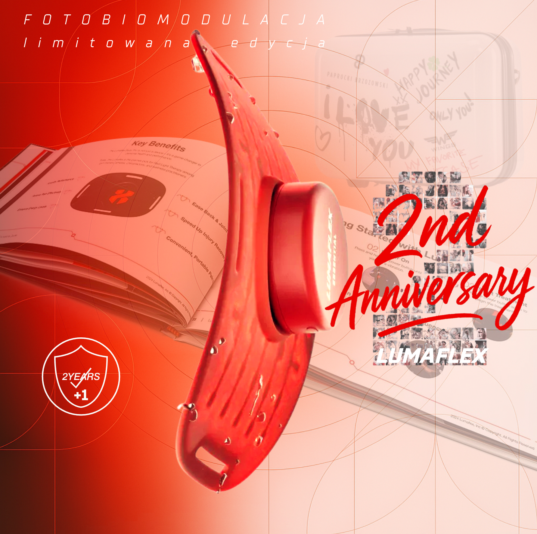 Lumaflex Essential Plus limitowana edycja Polska case PAPROCKI BRZOZOWSKI